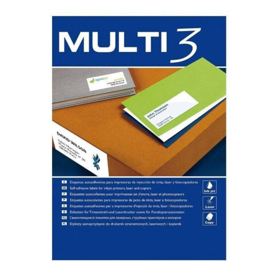 Наклейки-этикетки самоклеющиеся APLI MULTI3 38x21.2 мм