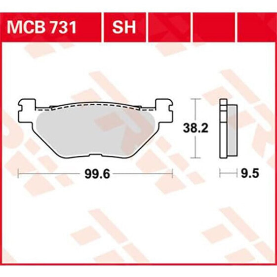 TRW Performance Street & Road Tracks Yamaha FJR 1300 01 Sintered Rear Brake Pads