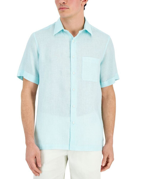 Men's 100% Linen Shirt, Created for Macy's