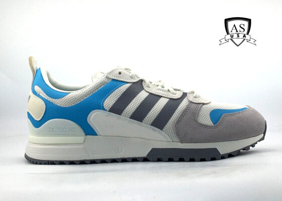 adidas ZX 700 HD White/Cyan Men's Size 12 Walking Shoes GX8941