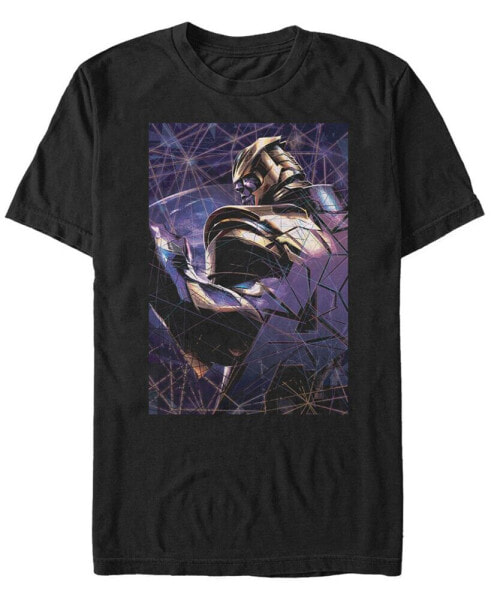 Marvel Men's Avengers Infinity War Thanos Breaking Apart Short Sleeve T-Shirt