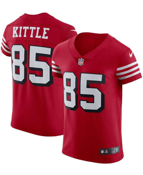 Men's George Kittle Scarlet San Francisco 49ers Alternate Vapor Elite Jersey