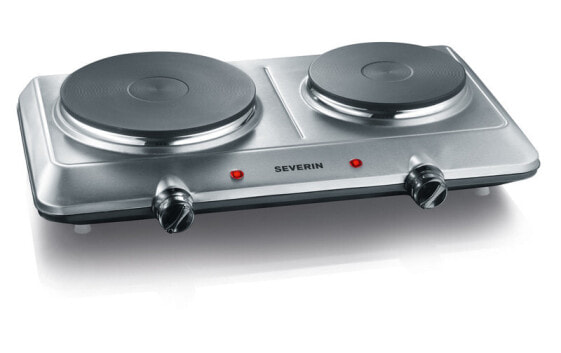SEVERIN DK 1014 - Stainless steel - Countertop - Stainless steel - 2 zone(s) - 1000 W - 15 cm