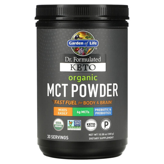 Кофе сливочный Garden of Life Dr. Formulated Keto, Organic MCT Powder 300 г