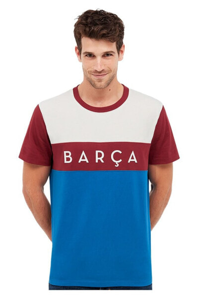 Футбольная футболка с коротким рукавом BARÇA Color Block 100% хлопок