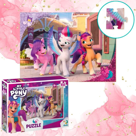 Dodo PUZZLE "MY LITTLE PONY" UKŁADANKA 60 ELEMENTÓW UROCZE KUCYKI DLA DZIECI