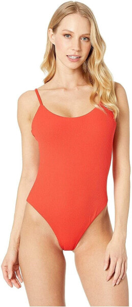 Eberjey Womens 182548 Alta Mare Dylan Campari One Piece Swimsuit Size M