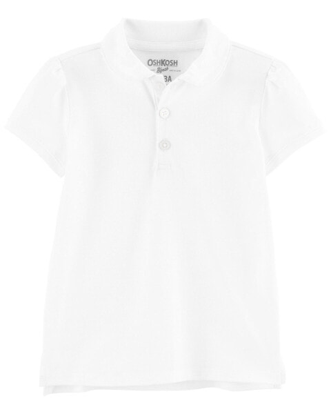 Toddler Jersey Cotton Uniform Polo 2T