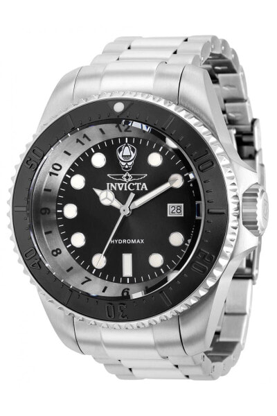 Invicta Men's 38018 Hydromax Quartz 3 Hand Black Dial Watch