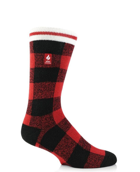 Men's Lite Roy Buffalo Plaid Crew Sock