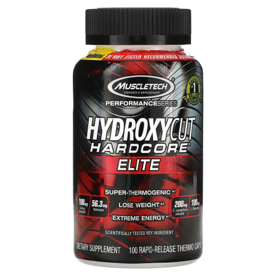 Hydroxycut Hardcore Elite, 100 Rapid-Release Thermo Caps