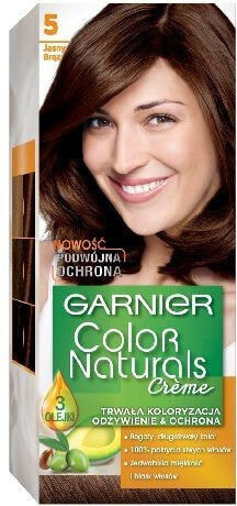 Крем-краска для волос Garnier Color Naturals Кремовое окрашивание №5, Светлый Коричневый