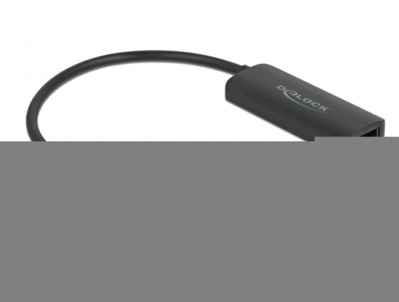 Delock 63206 - 0.24 m - HDMI Type A (Standard) - DisplayPort + Micro-USB - Male - Female - Straight