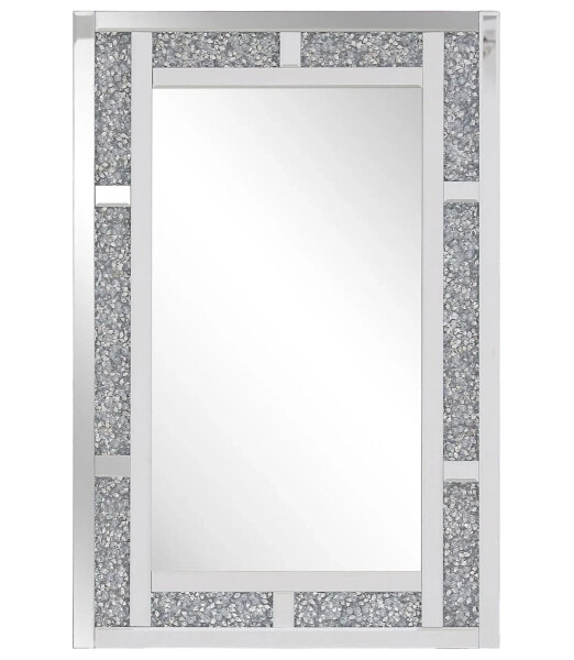 Зеркало интерьерное Beliani AVRILLE Glamourös Silber 90x60 см