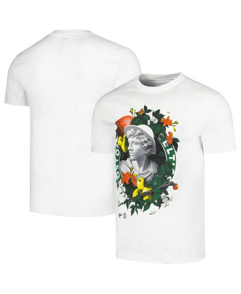Men's and Women's NBA x Kathy Ager White Boston Celtics T-shirt