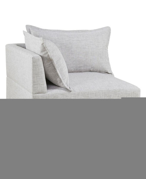 34" Molly Wide Fabric Modular Corner Chair