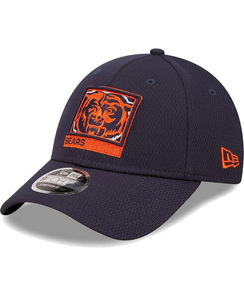 Men's Navy Chicago Bears A-Frame 9Forty Snapback Hat