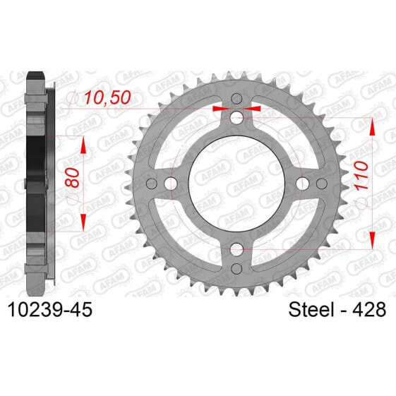 AFAM 10239 Rear Sprocket