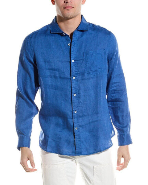 Hiho Linen Shirt Men's Blue Xxl