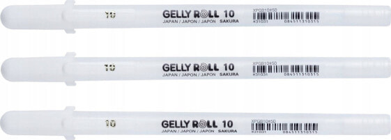 Sakura Sakura POXPGBWH3B, Capped gel pen, White, White, Bold, Round, 0.5 mm