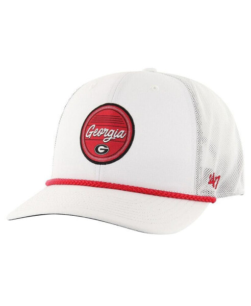 Men's White Georgia Bulldogs Fairway Trucker Adjustable Hat