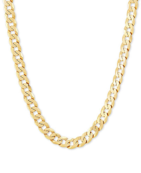 Macy's curb Link 22" Chain Necklace (7mm) in 18k Gold-Plated Sterling Silver