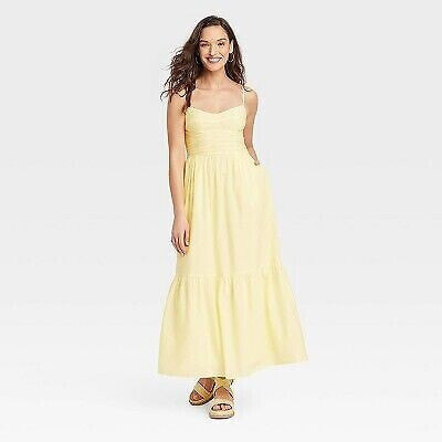 Women's Maxi Sundress - Universal Thread Yellow XL