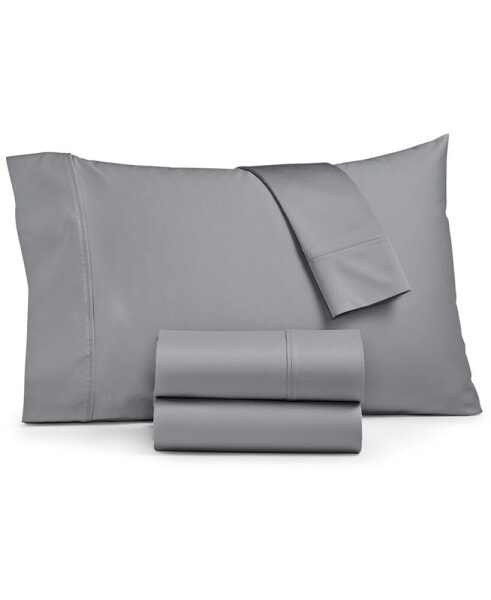 Ashford Solid 1500-Thread Count 4-Pc. Extra Deep Sheet Set, Queen