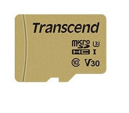 Transcend microSD Card SDHC 500S 8GB - 8 GB - MicroSDHC - Class 10 - UHS-I - 95 MB/s - 25 MB/s