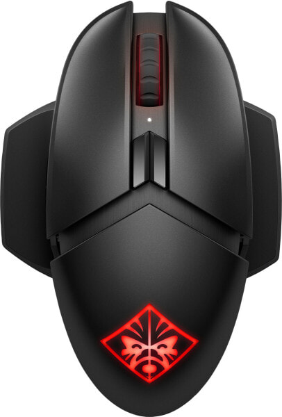 HP OMEN by Photon Wireless Mouse - Ambidextrous - Optical - Bluetooth + USB Type-A - 16000 DPI - Black