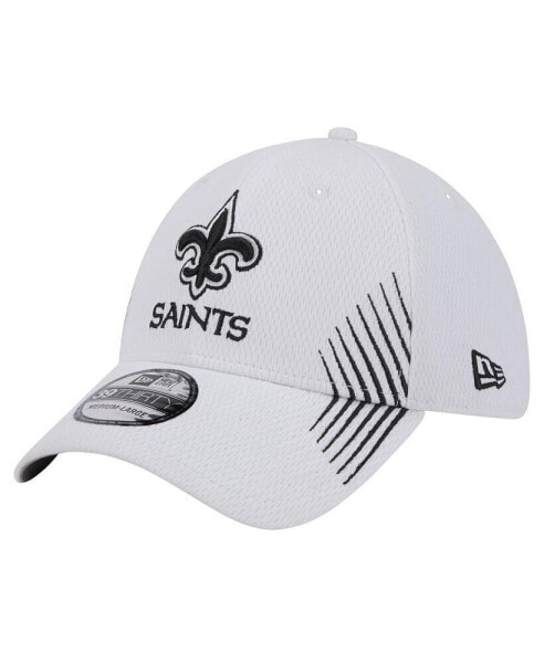 Men's White New Orleans Saints Active 39THIRTY Flex Hat