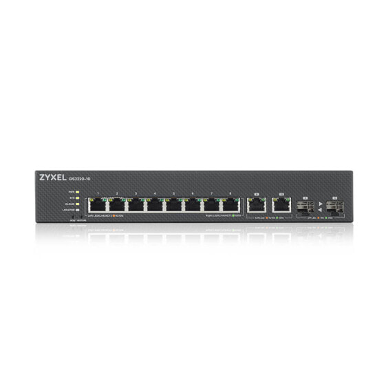 ZyXEL GS2220-10-EU0101F - Managed - L2 - Gigabit Ethernet (10/100/1000) - Rack mounting