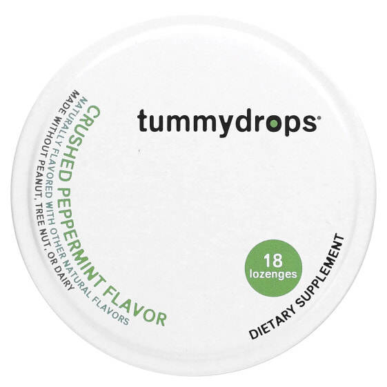 Леденцы для пищеварительной системы TummyDrops Crushed Peppermint, 18 шт.