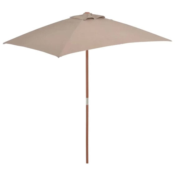 Садовый зонт vidaXL Elegant Taupe 150 x 200 x 235 см (с вентиляцией)
