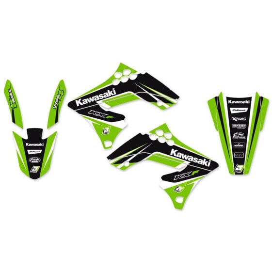 BLACKBIRD RACING Kawasaki KX 250 F 09 8418N Kit Graphics With Seat Cover