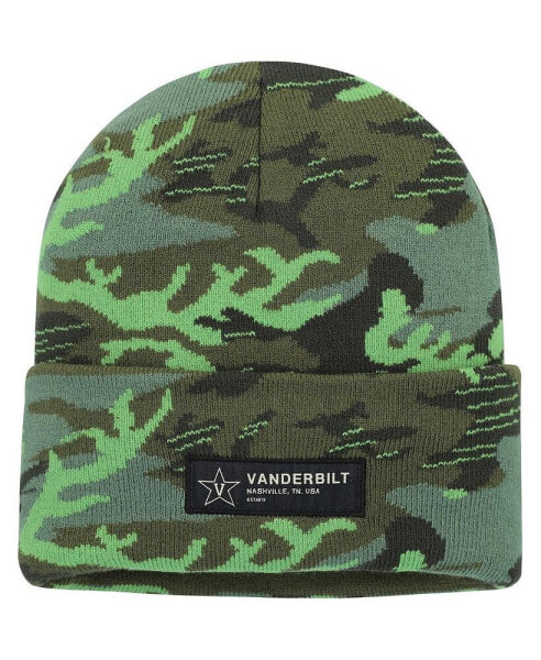 Men's Camo Vanderbilt Commodores Veterans Day Cuffed Knit Hat
