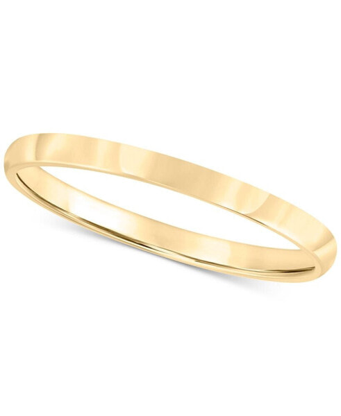 Кольцо Macy's 14k Gold Wedding Band (2mm)