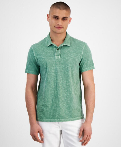 Men's Regular-Fit Textured Polo Shirt, Created for Macy's