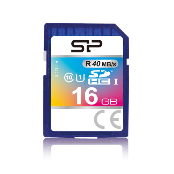 Silicon Power SP016GBSDH010V10 - 16 GB - SDHC - Class 10 - Blue