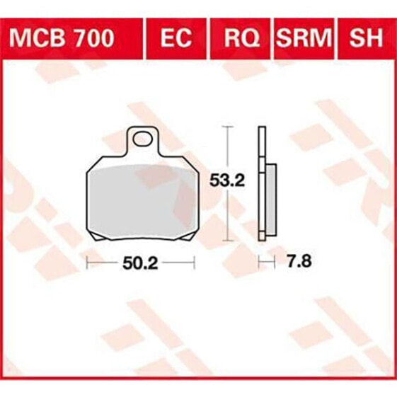 TRW Ec-Organic CPI GTR 50 03 Front Brake Pads