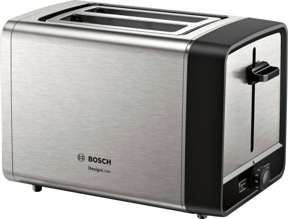 Bosch TAT5P420DE - 2 slice(s) - Black - Silver - Buttons - Level - Rotary - CE - VDE - 970 W - 220 - 240 V