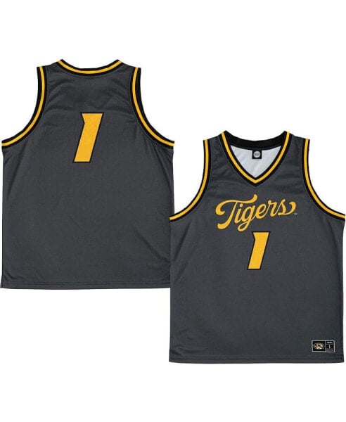 Men's and Women's Anthracite Missouri Tigers Alternate Script Jersey