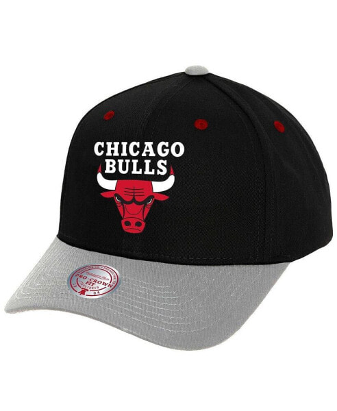 Men's Black, Gray Chicago Bulls Pro Crown Adjustable Hat