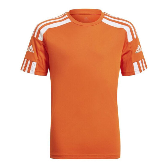 Мужская спортивная футболка оранжевая T-shirt adidas Squadra 21 Jr GN8089