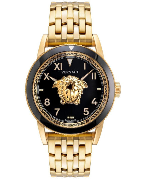 Часы Versace V-Palazzo Gold Ion Plated Watch