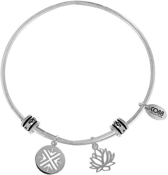 Steel bracelet with lotus flower 860-180-025003-0000