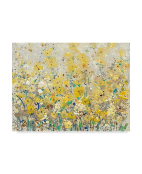 Tim Otoole Cheerful Garden I Canvas Art - 37" x 49"