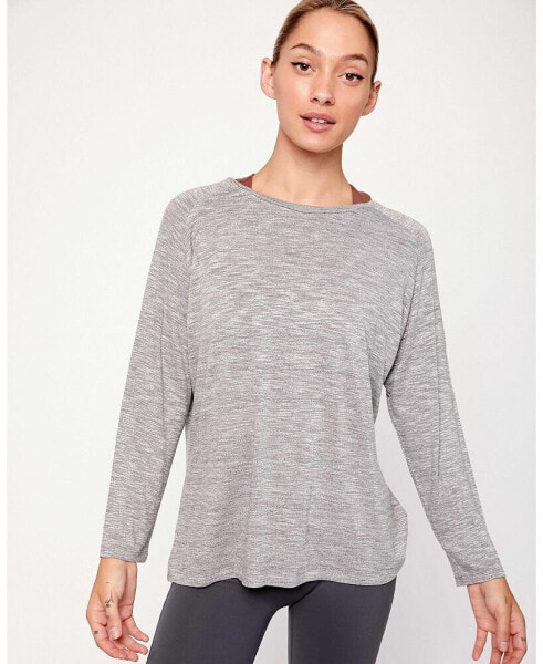 Women's Kim Heathered Pullover Top for Women