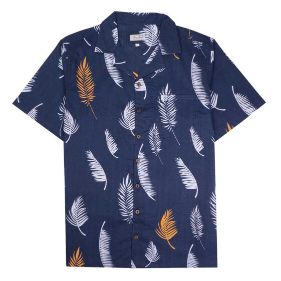 HAPPY BAY In full feather short sleeve shirt