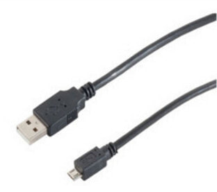 ShiverPeaks BS77183-HQ - 3 m - USB A - Micro-USB B - USB 2.0 - 480 Mbit/s - Black